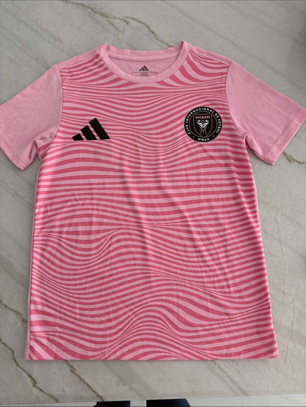 Adidas Inter Miami Messi #10 Pink Short Sleeve Jersey, size M